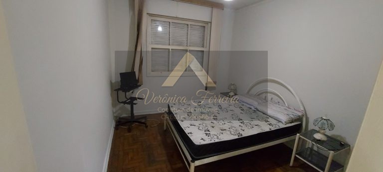 Apartamento com 2 dormitórios em Santos/SP com 77m²