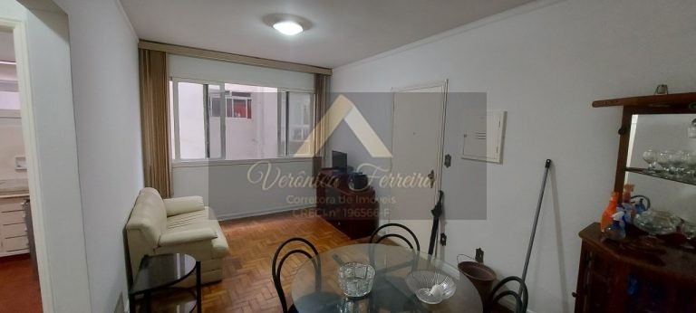 Apartamento com 2 dormitórios em Santos/SP com 77m²